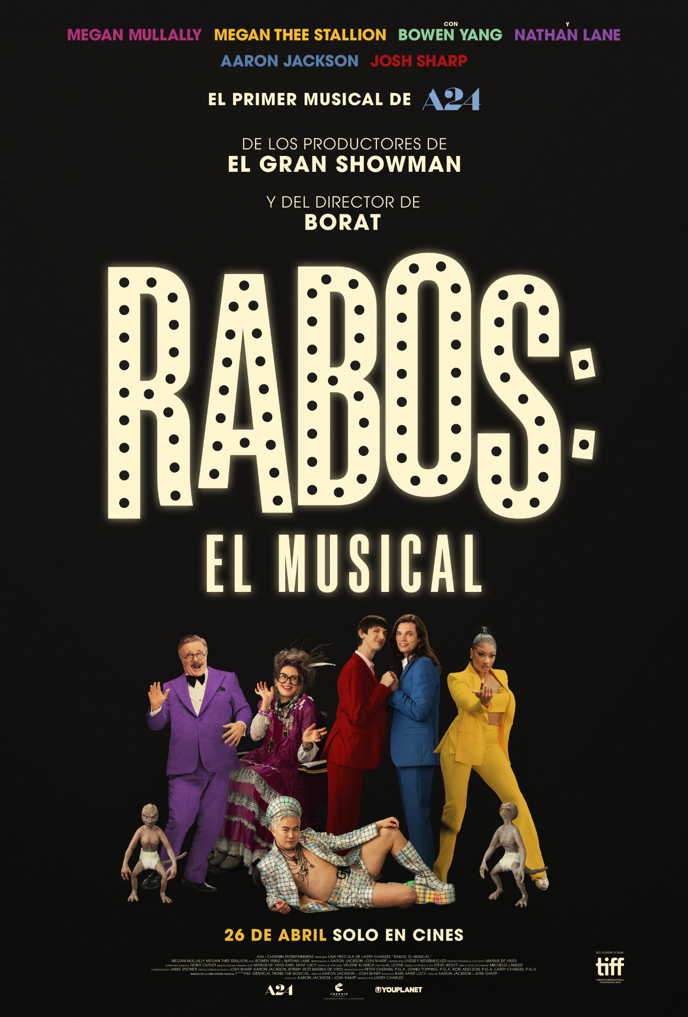 Póster de Rabos: El musical Póster de Rabos: El musical