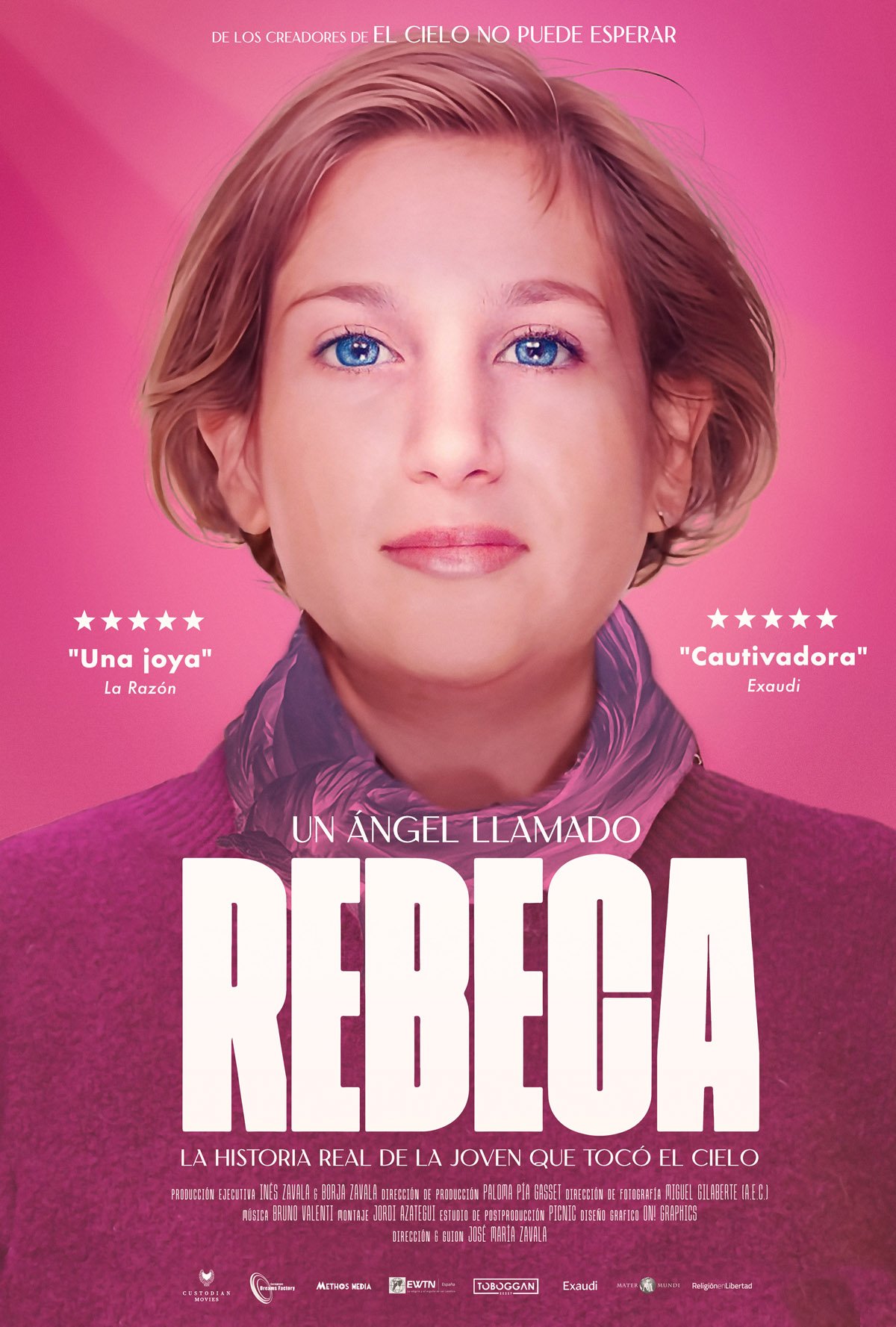 Ficha, tráiler y póster de Un ángel llamado Rebeca