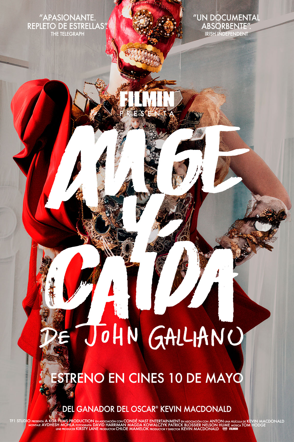 Ficha, tráiler y póster de Auge y caída de John Galliano