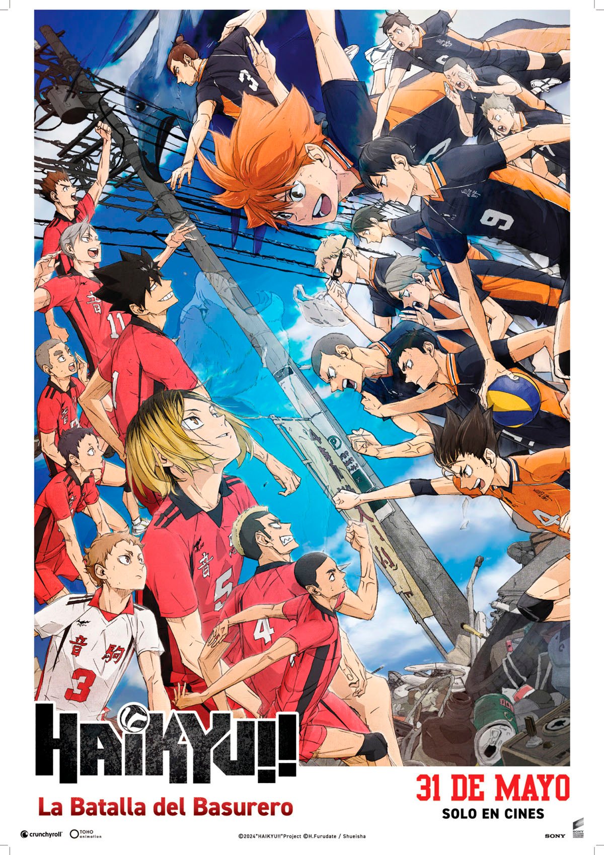 Póster de Haikyu! La batalla del basurero