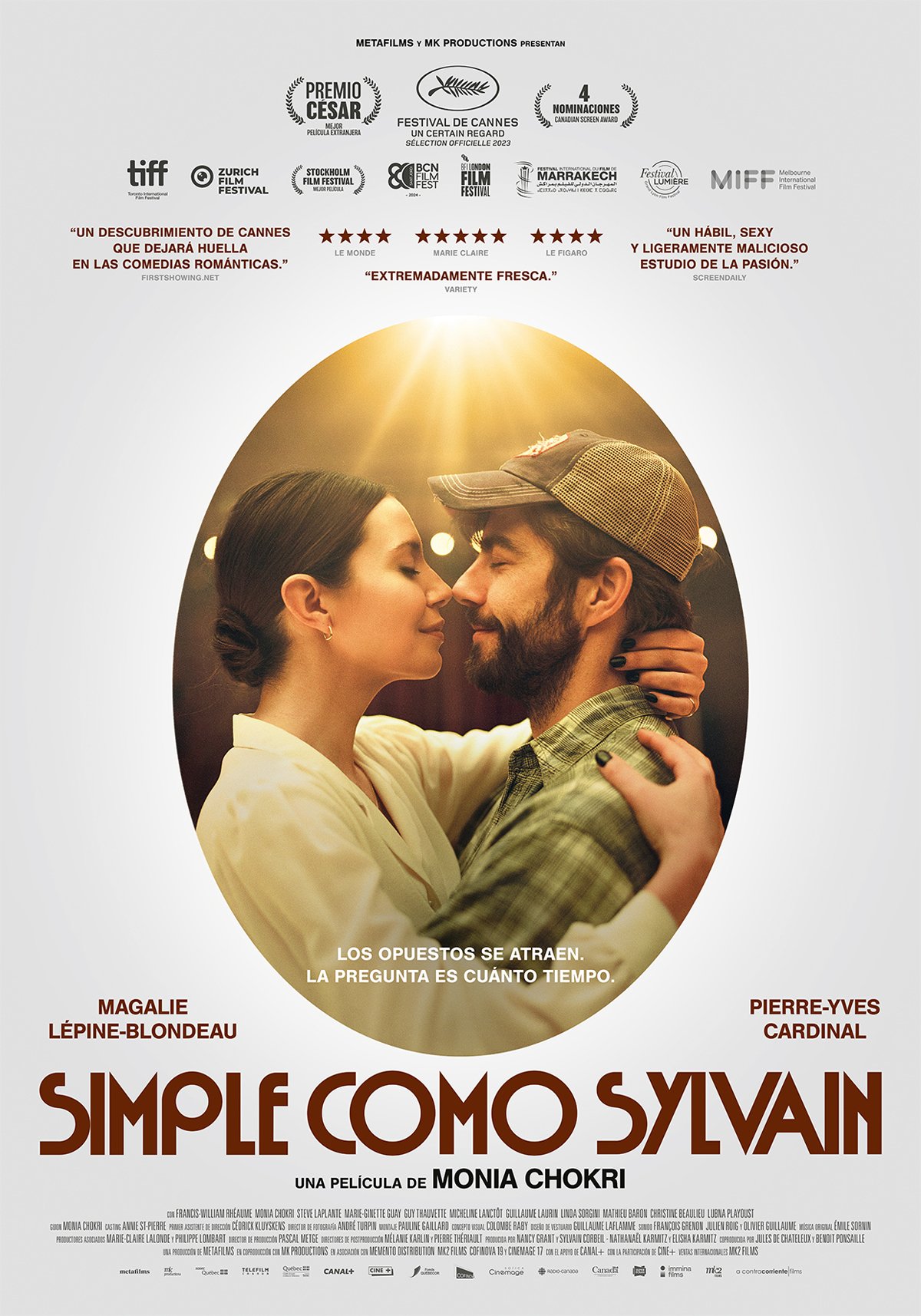 Póster de Simple como Sylvain Póster de Simple como Sylvain