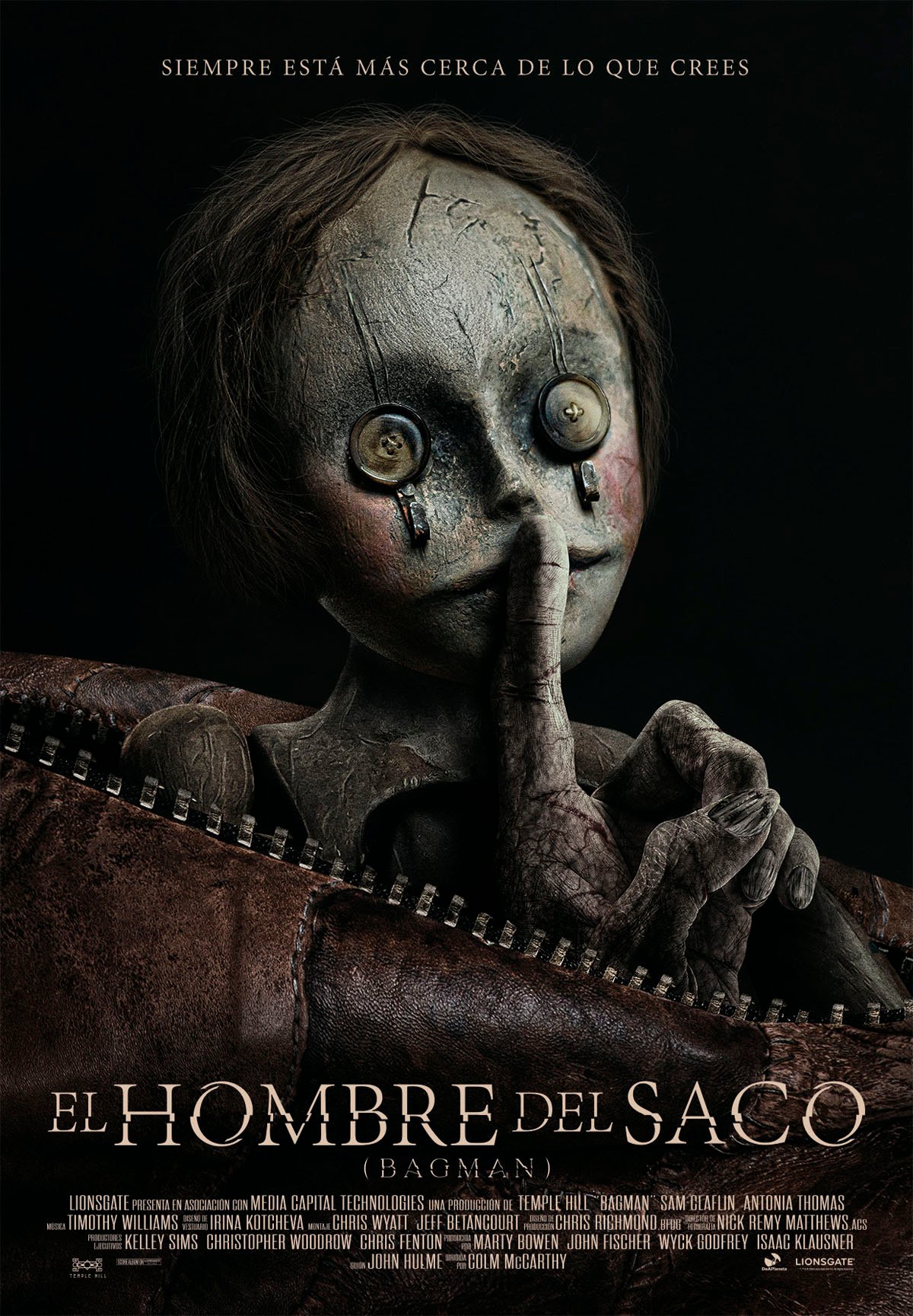 Póster de El hombre del saco (Bagman) Póster de El hombre del saco (Bagman)