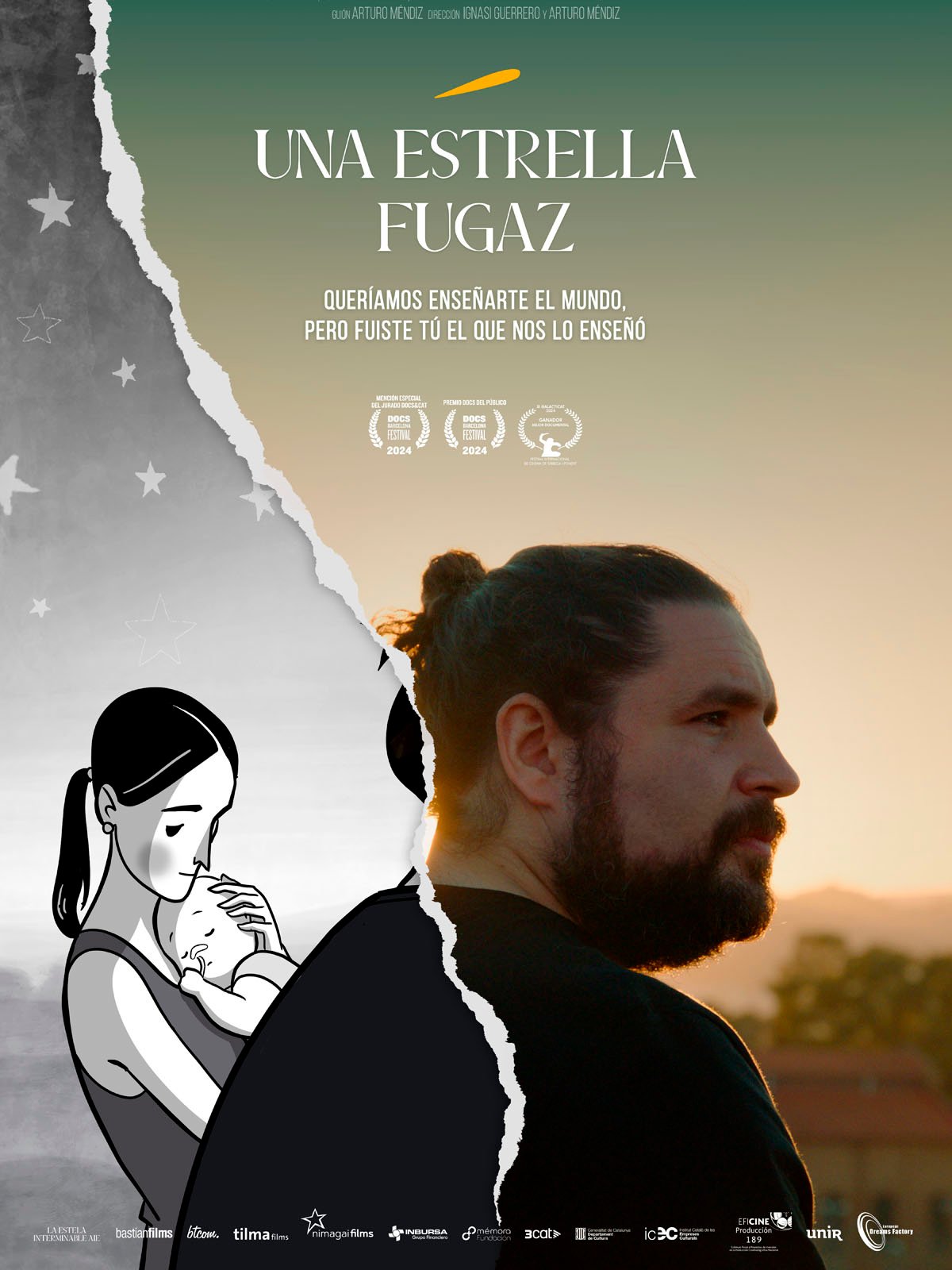 Póster de Una estrella fugaz