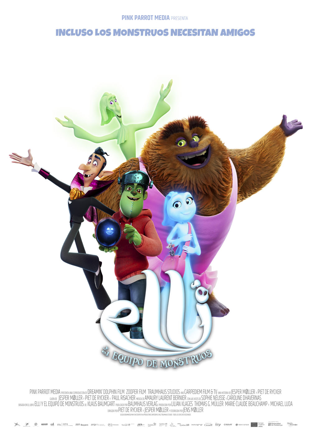 Póster de Elli y el equipo de monstruos