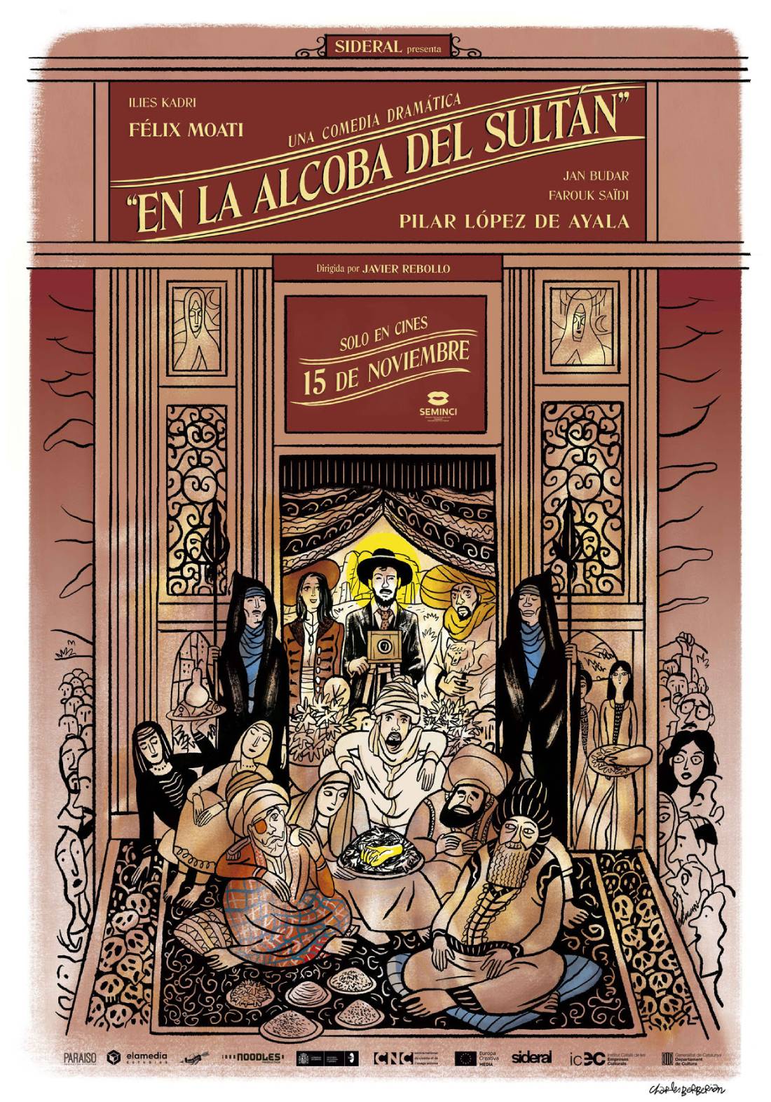 Póster de En la alcoba del sultán
