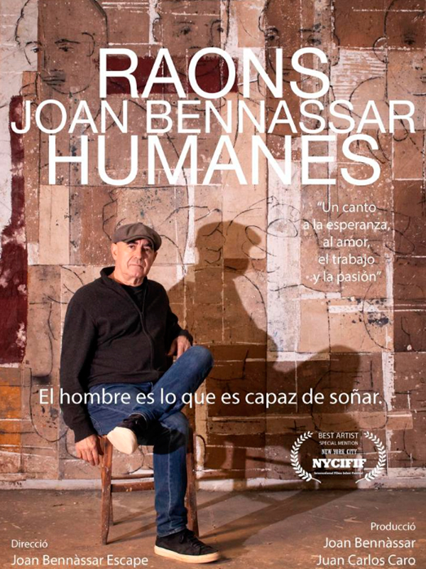 Póster de Joan Bennàssar: Raons humanes Póster de Joan Bennàssar: Raons humanes