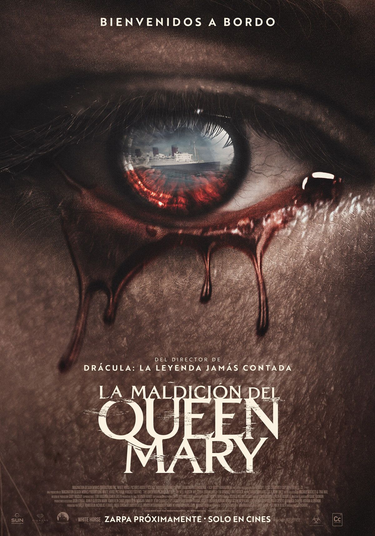 Póster de La maldición del Queen Mary