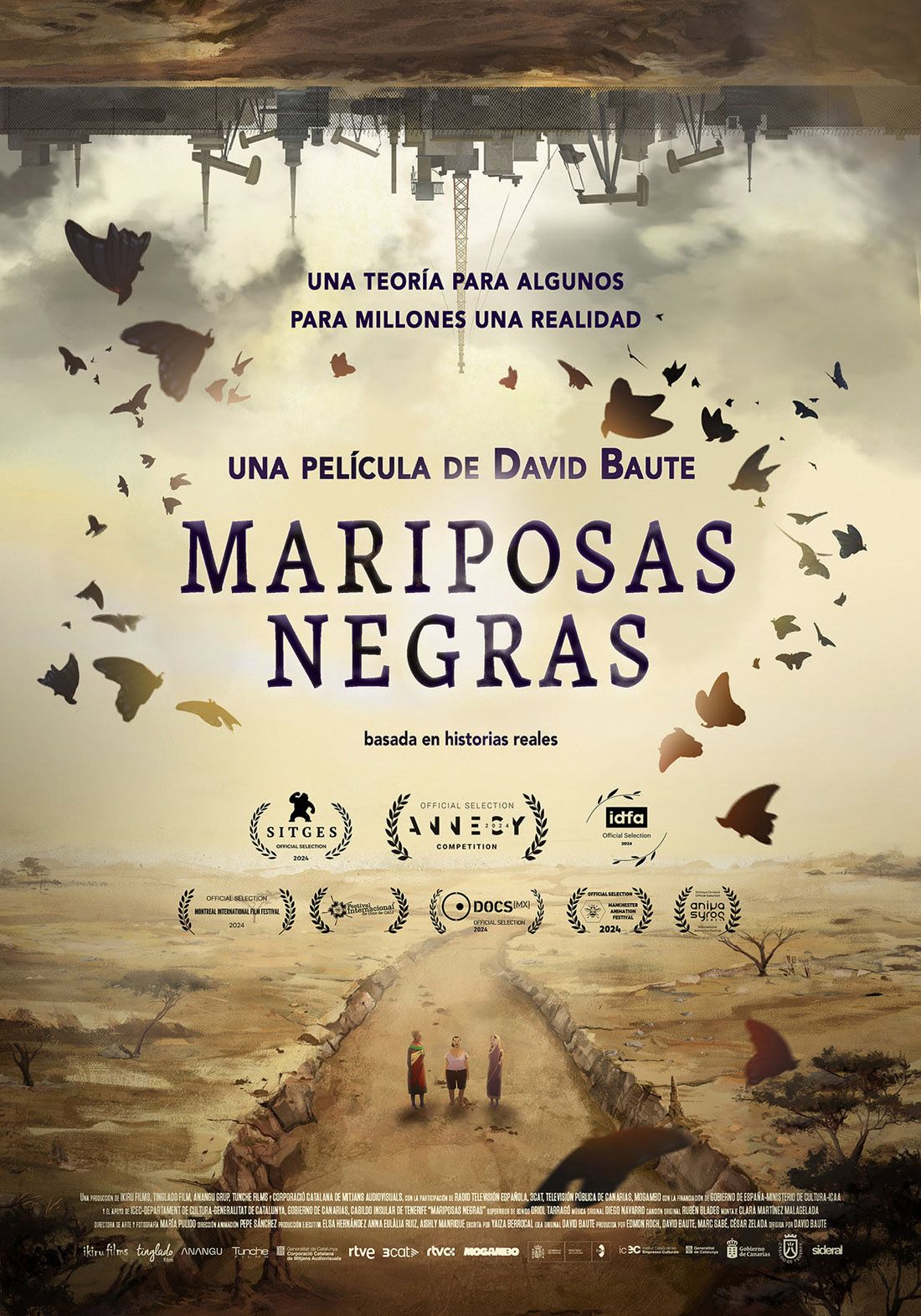 Póster de Mariposas negras