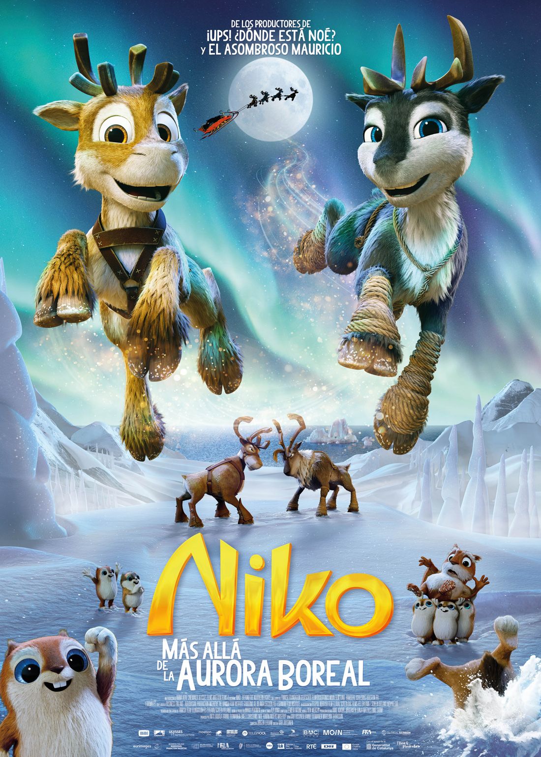 Póster de Niko 3: Más allá de la Aurora Boreal