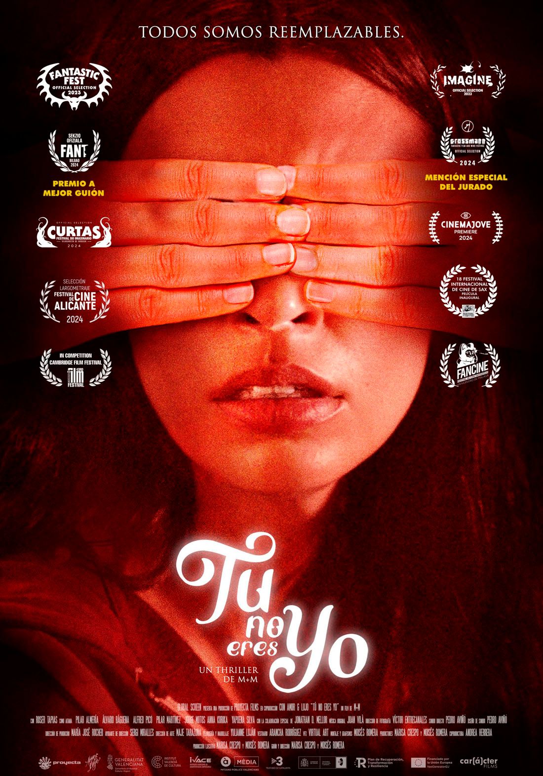 Póster de Tú no eres yo