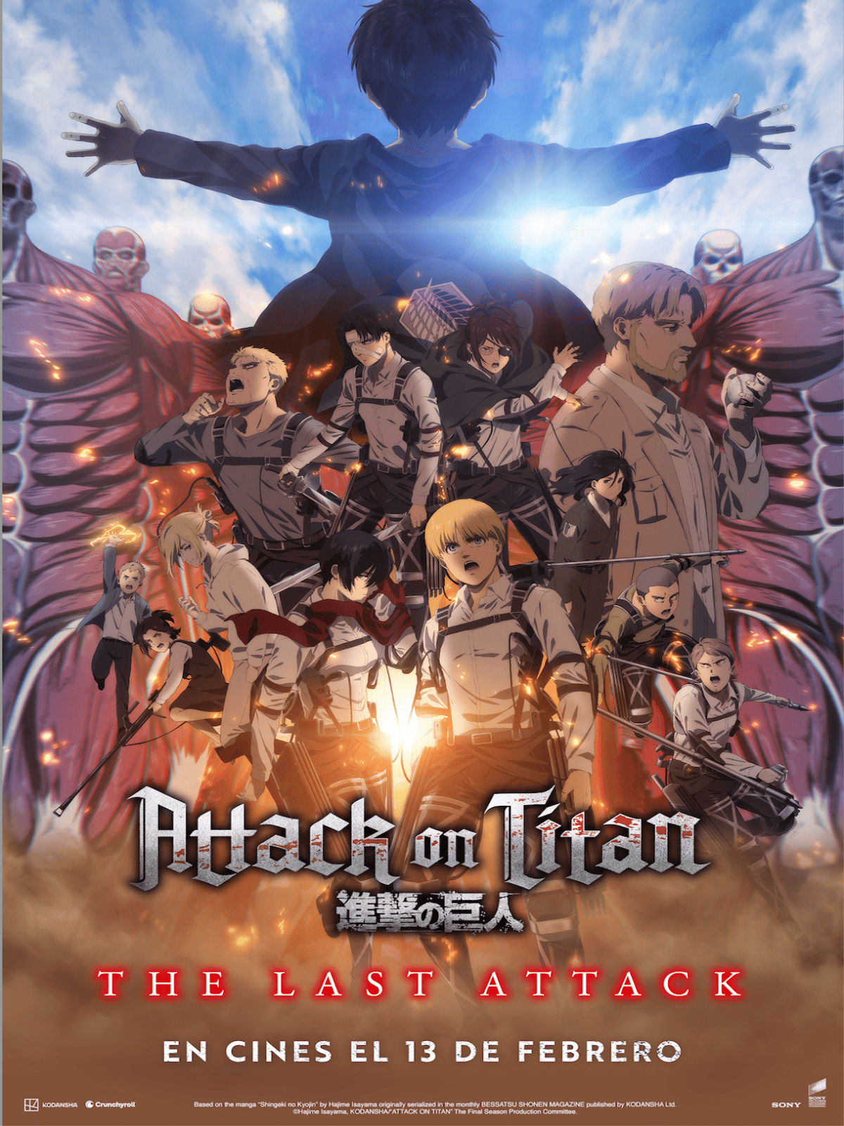 Póster de Shingeki no Kyojin: The Last Attack