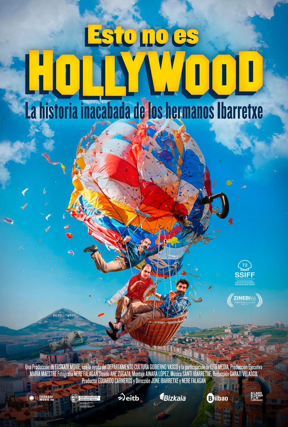 Póster de Esto no es Hollywood (La historia inacabada de los hermano Ibarretxe)
