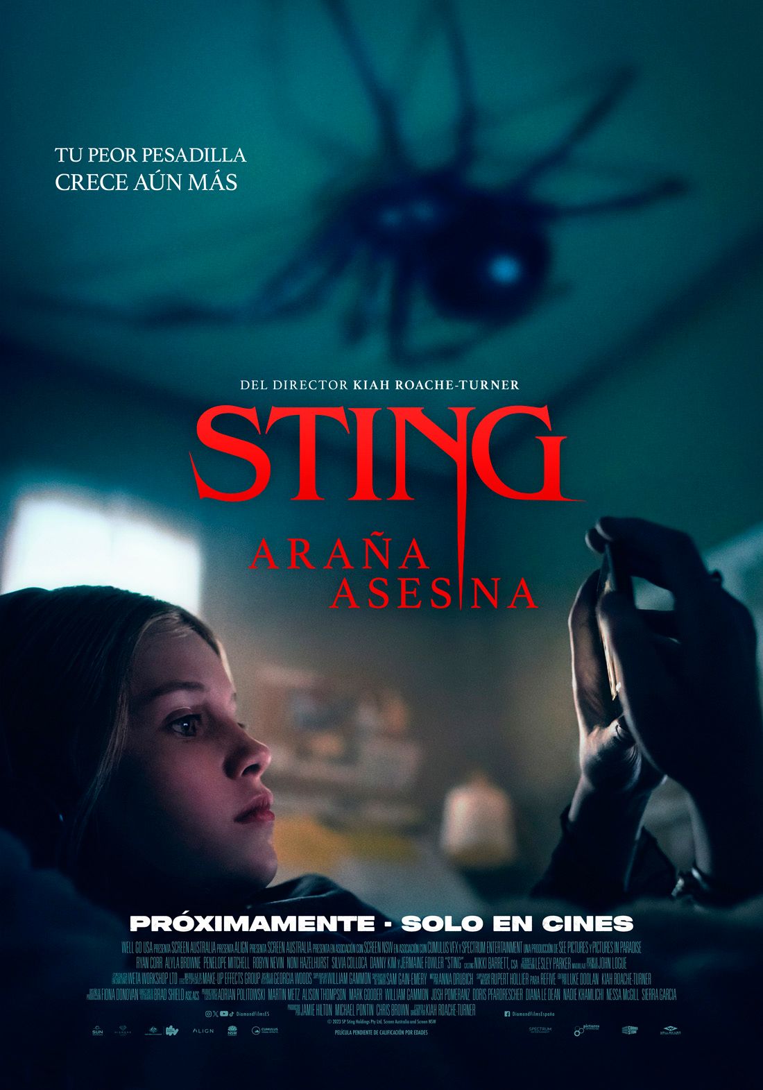 Póster de Sting, araña asesina