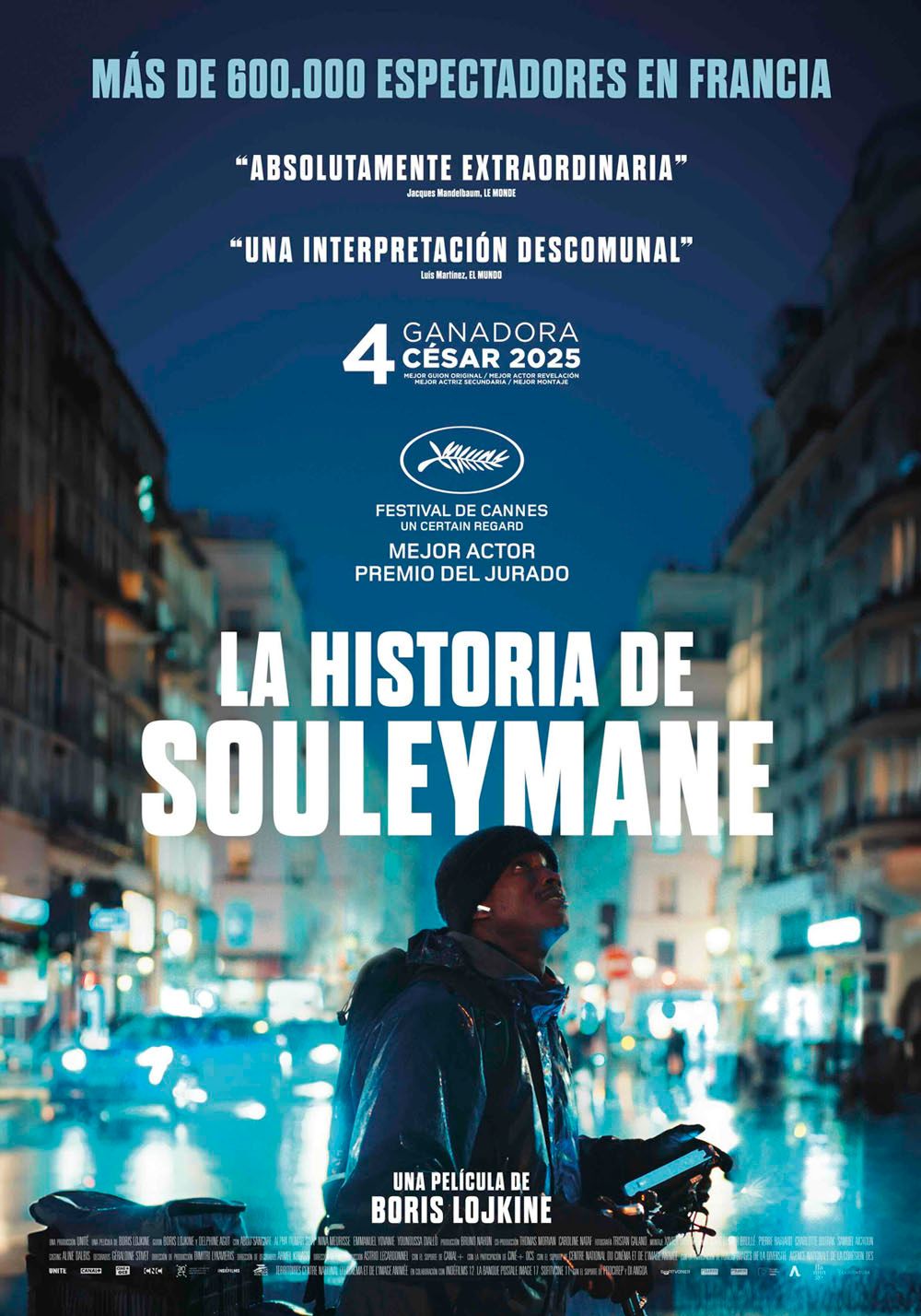 Ficha, tráiler y póster de La historia de Souleymane