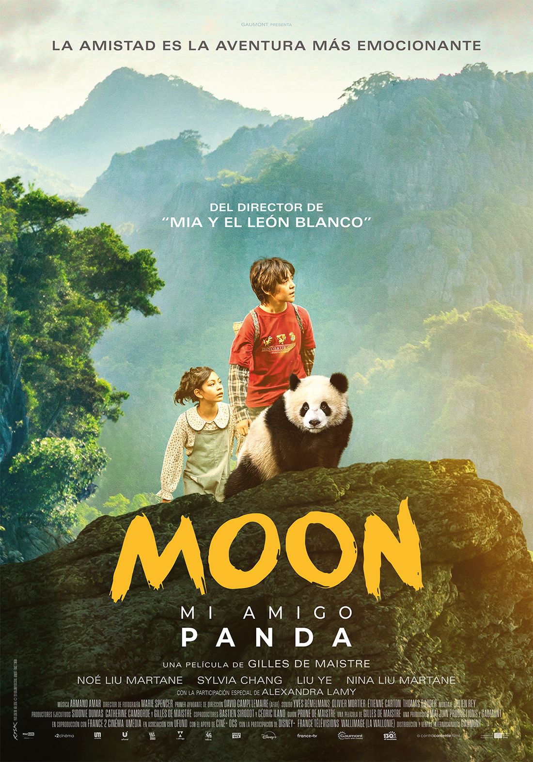 Ficha, tráiler y póster de Moon, mi amigo panda
