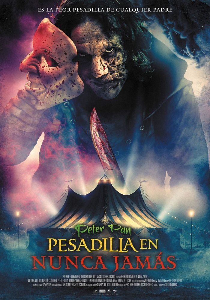 Ficha, tráiler y póster de Peter Pan, pesadilla en Nunca Jamás