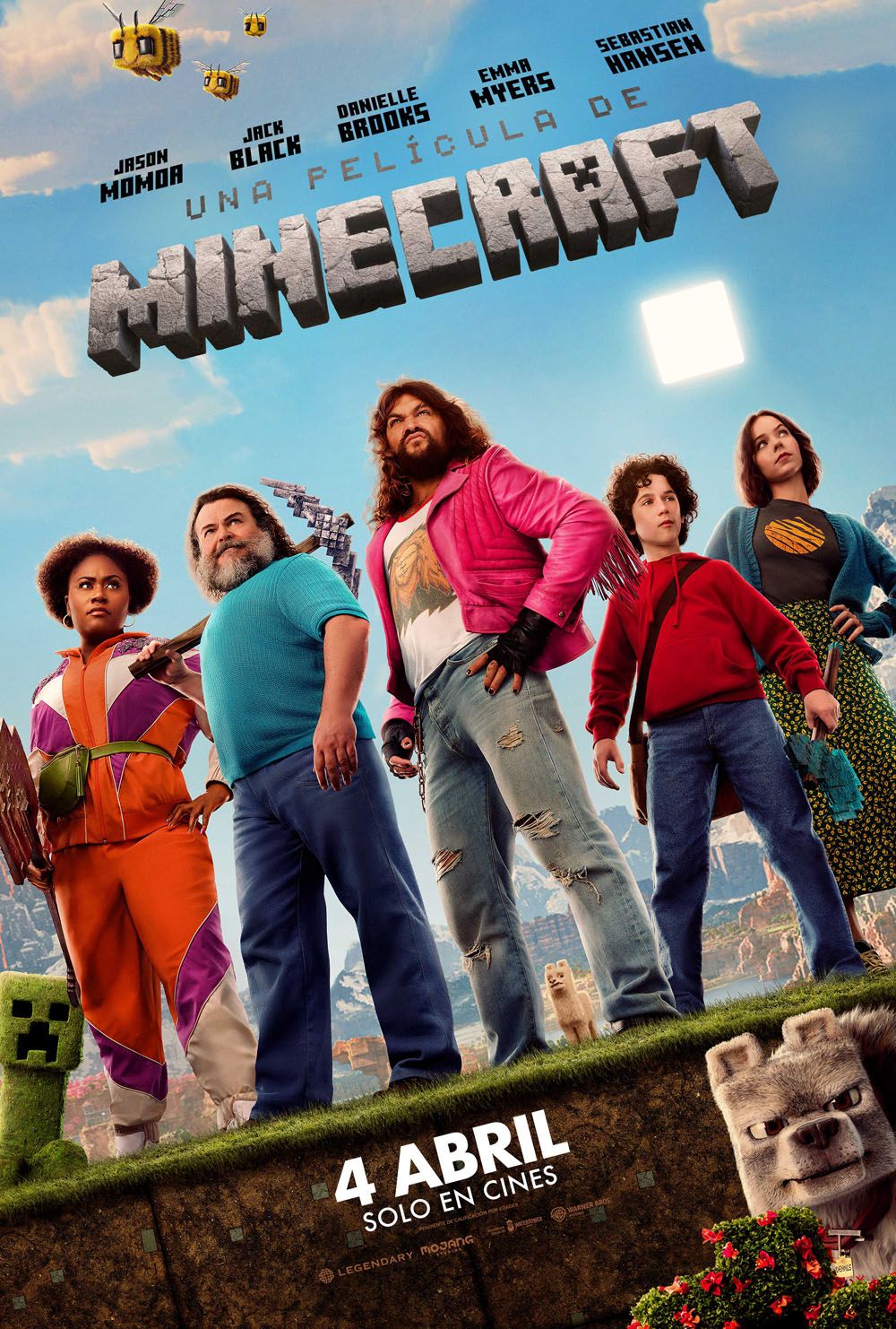 Ficha, tráiler y póster de Una película de Minecraft