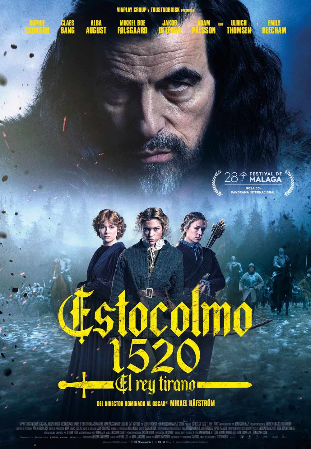 Ficha, tráiler y póster de Estocolmo 1520: El rey tirano