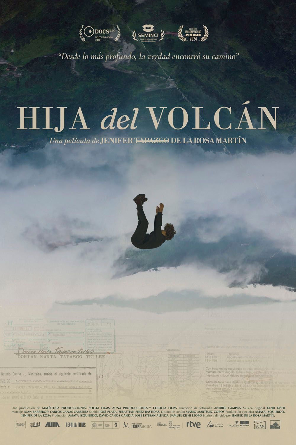Ficha, tráiler y póster de Hija del volcán