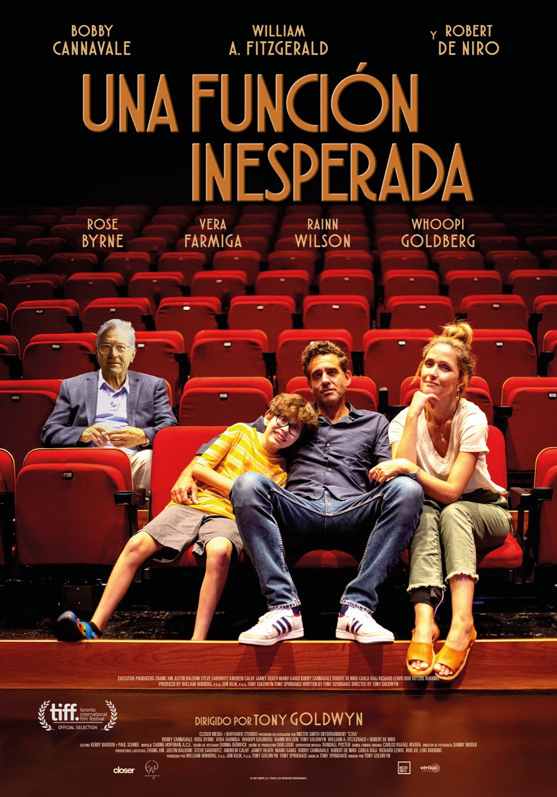 Ficha, tráiler y póster de Una función inesperada