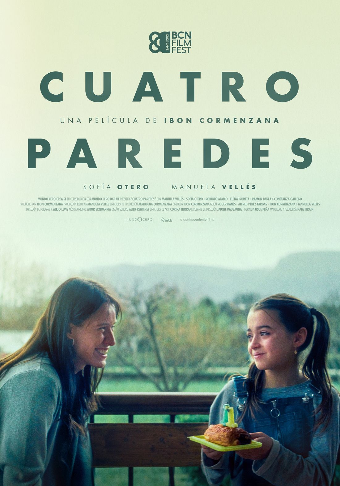Ficha, tráiler y póster de Cuatro paredes