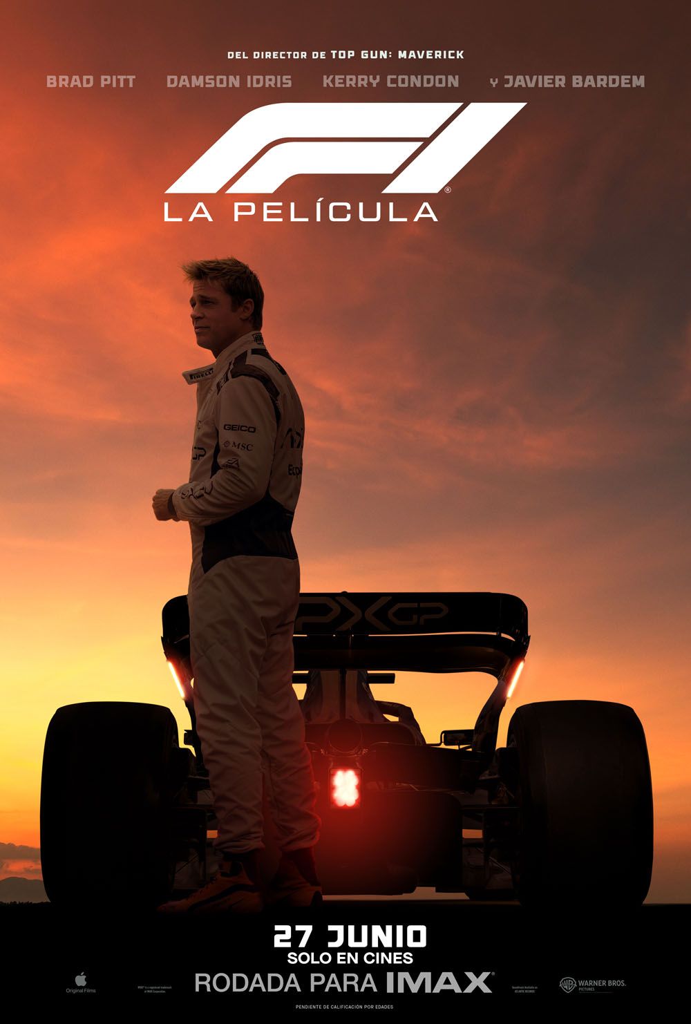 Ficha, tráiler y póster de F1: La película