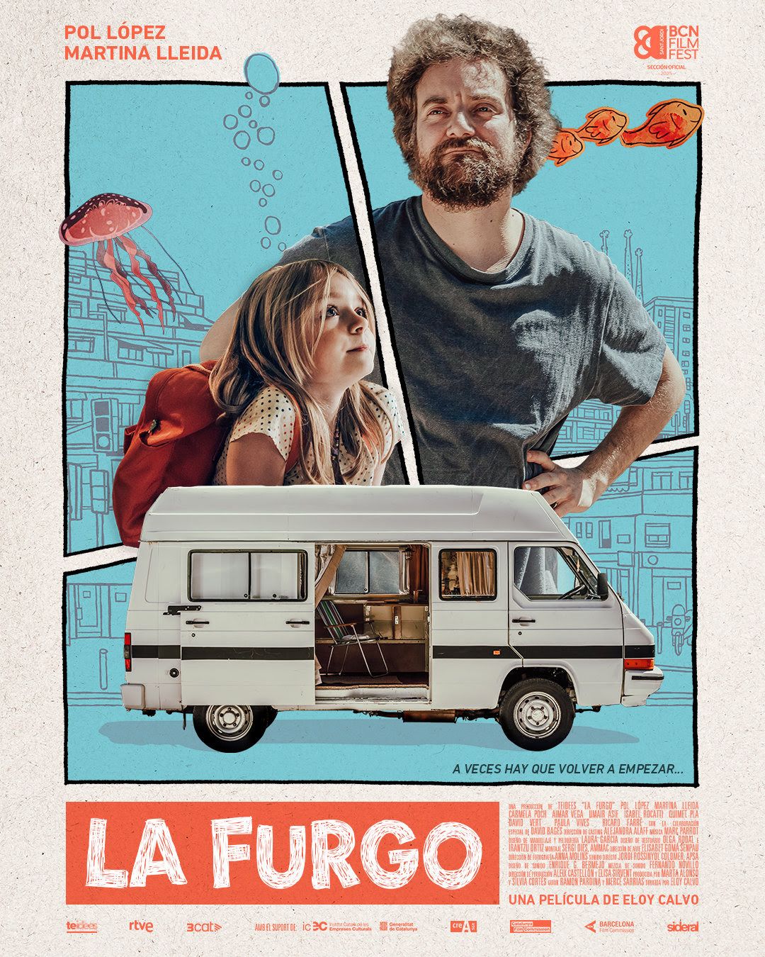 Ficha, tráiler y póster de La furgo