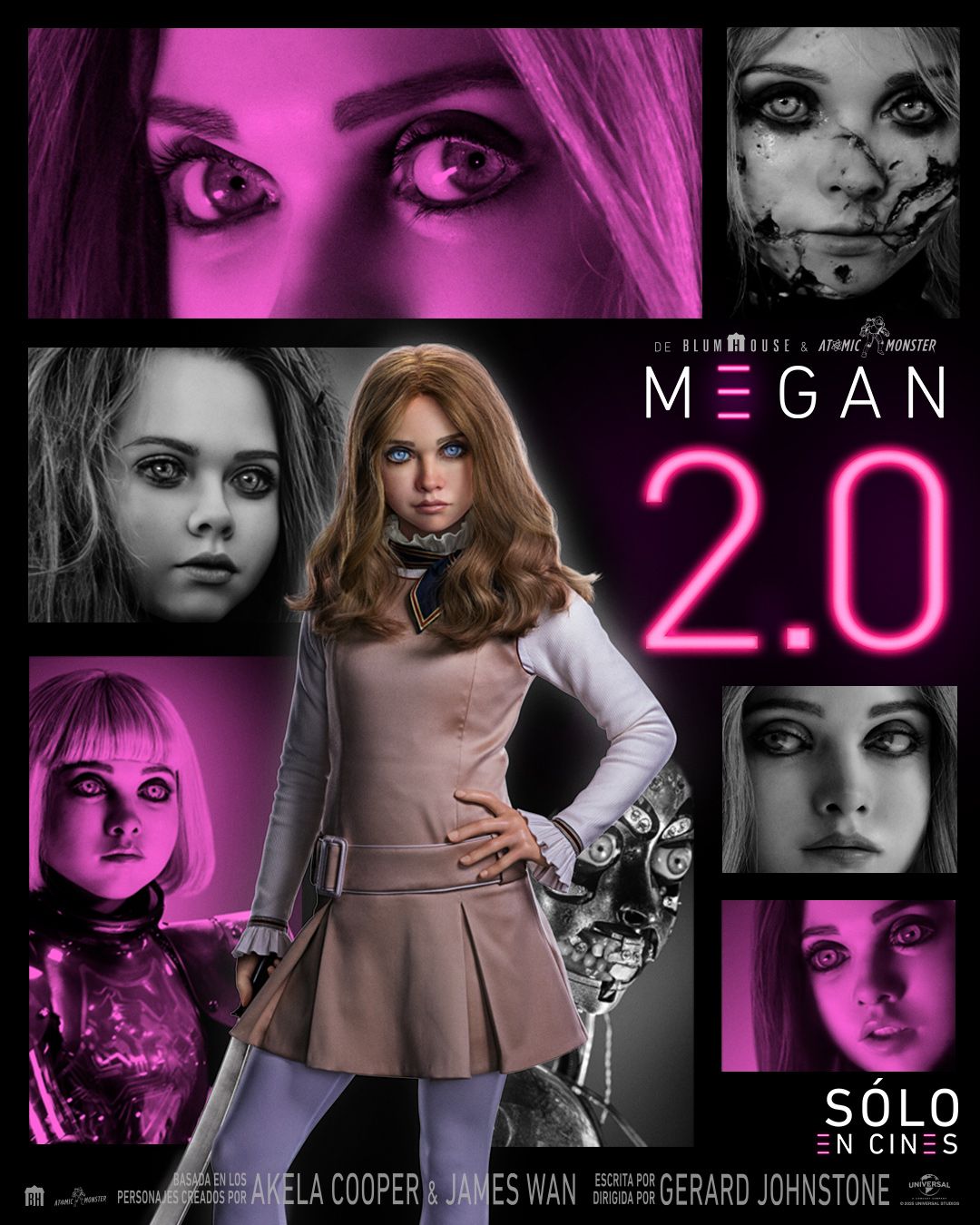 Ficha, tráiler y póster de M3GAN 2.0