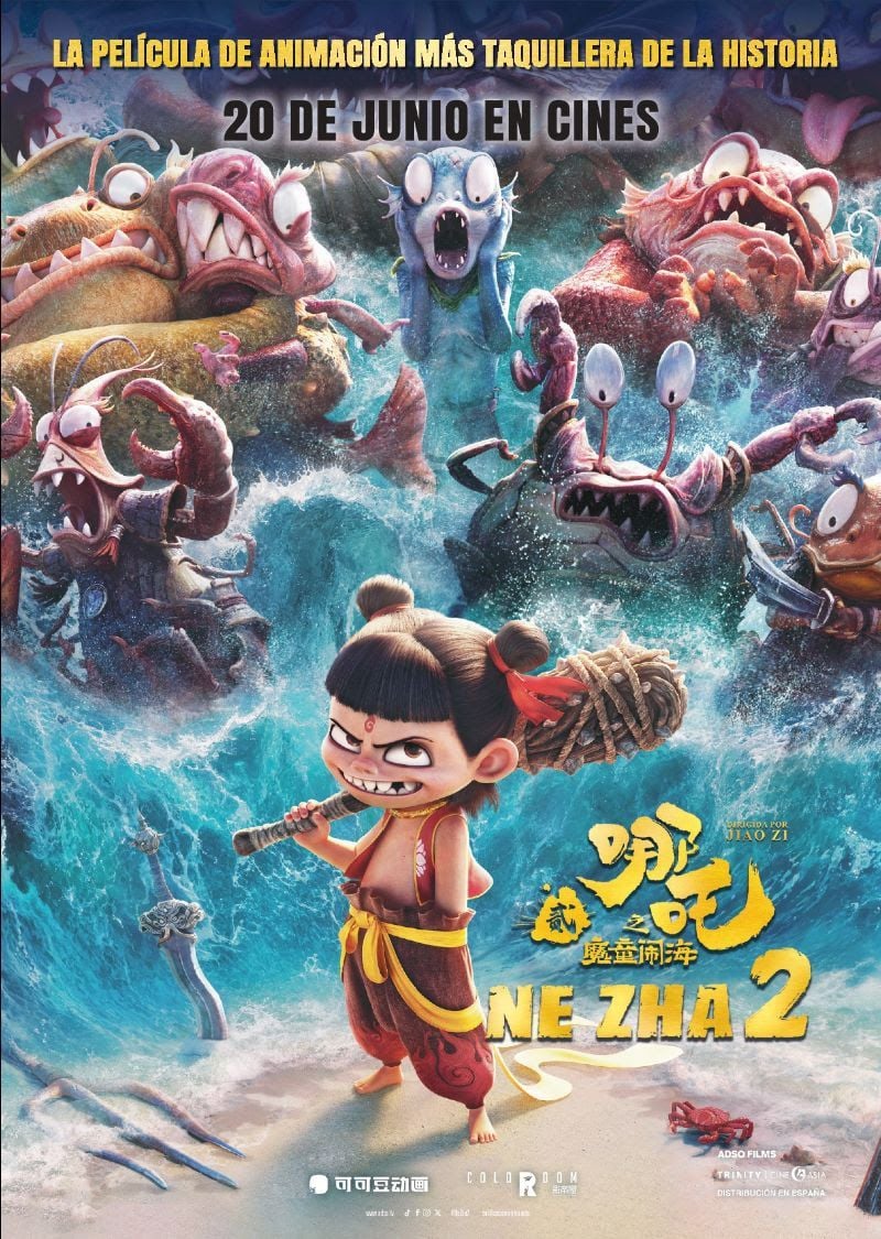 Ficha, tráiler y póster de Ne Zha 2