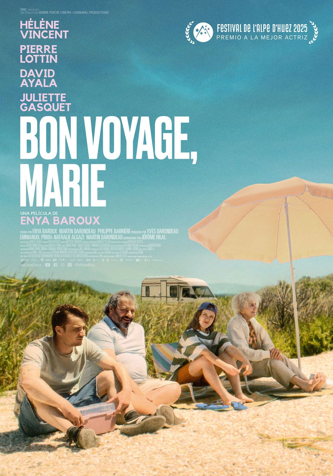 Ficha, tráiler y póster de Bon voyage, Marie