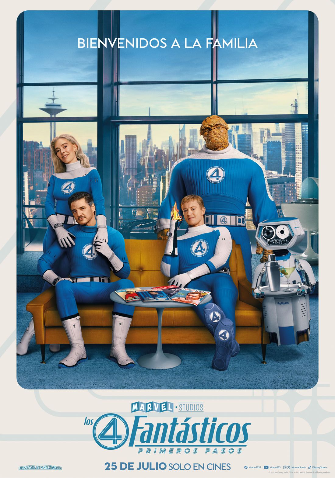 Ficha, tráiler y póster de Los 4 Fantásticos: Primeros pasos