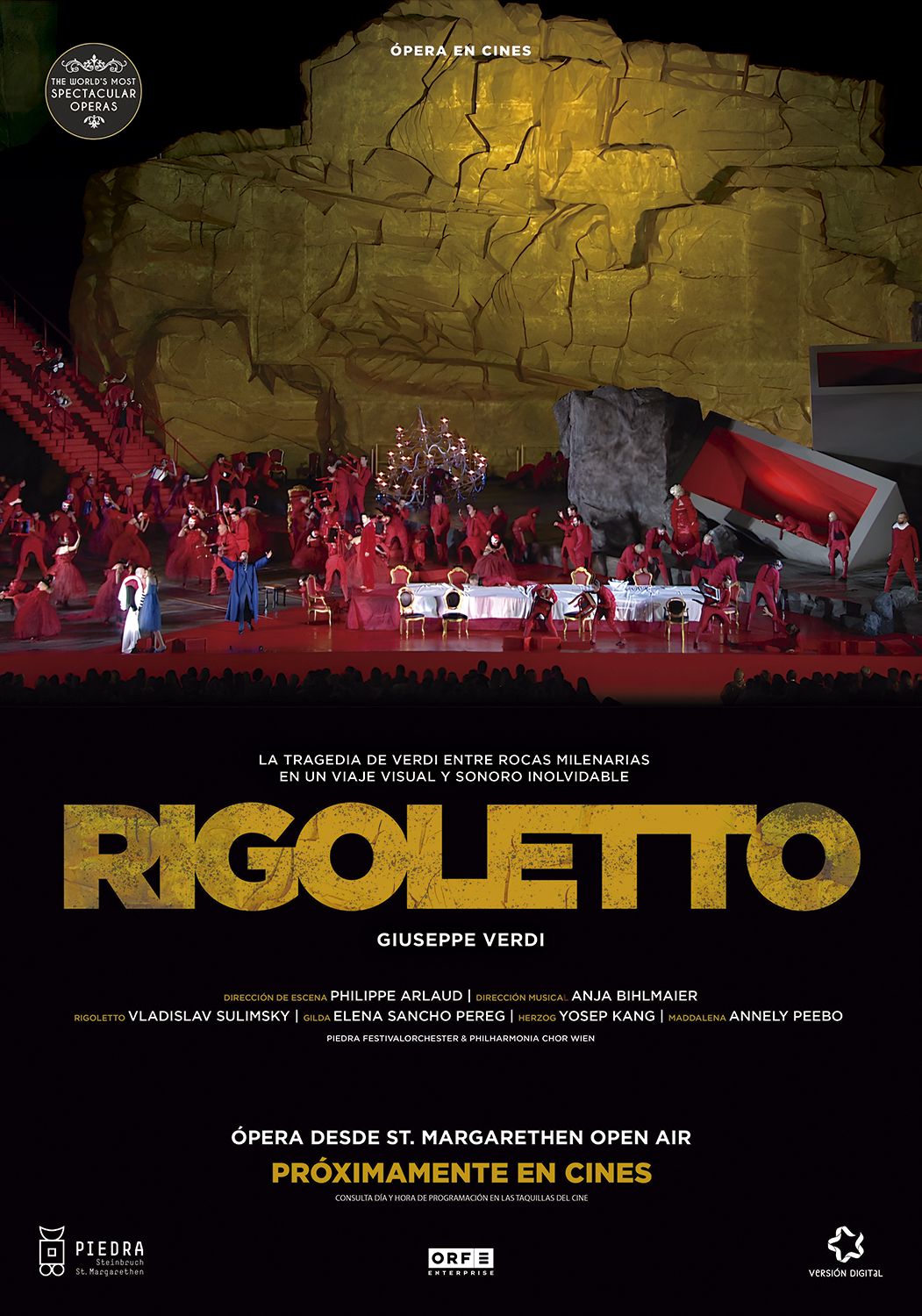 Ficha, tráiler y póster de St. Margarethen Open Air: Rigoletto