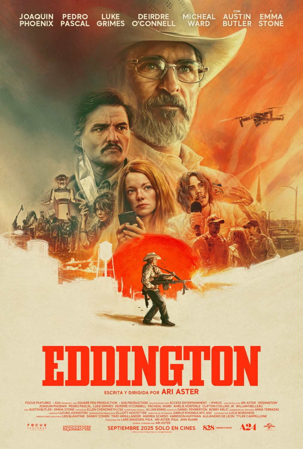 Ficha, tráiler y póster de Eddington