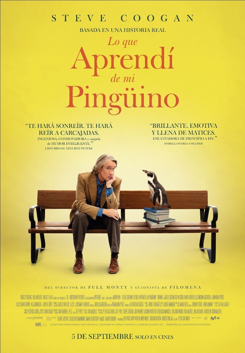 Ficha, tráiler y póster de Lo que aprendí de mi pingüino