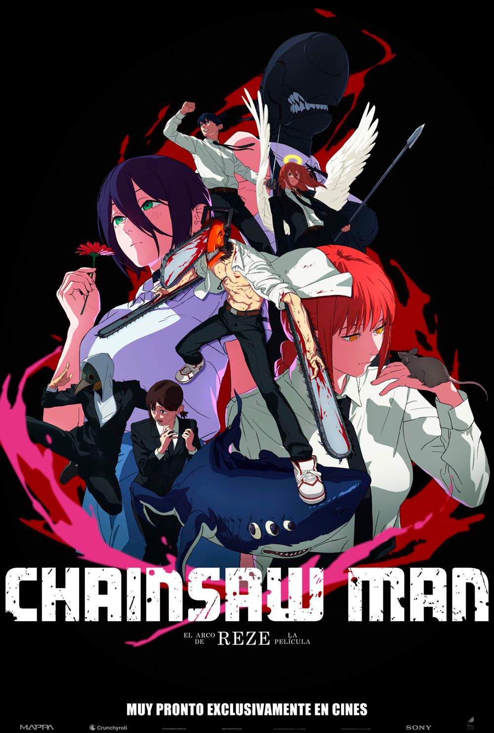 Ficha, tráiler y póster de Chainsaw Man - La película: El arco de Reze