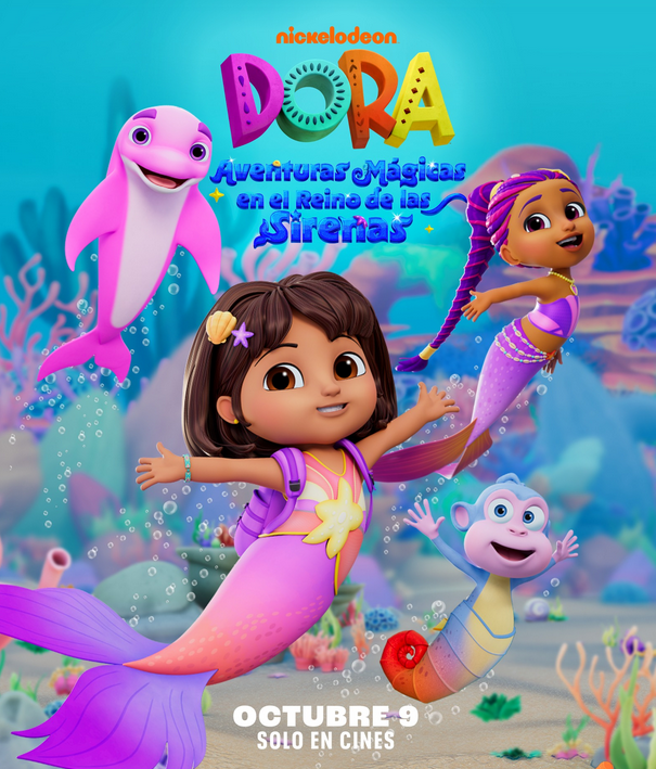 Ficha, tráiler y póster de Dora: Aventuras mágicas en el reino de las sirenas