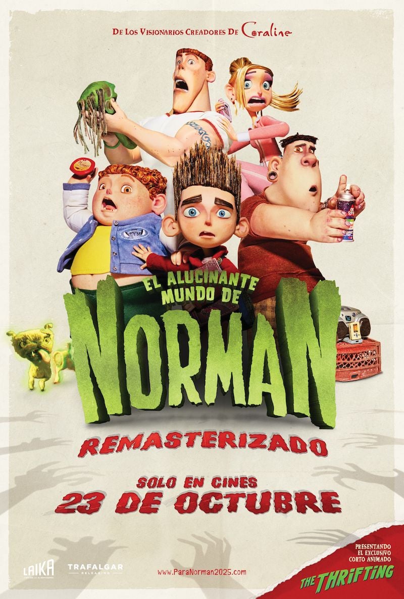 Ficha, tráiler y póster de El Alucinante mundo de Norman (Reestreno)