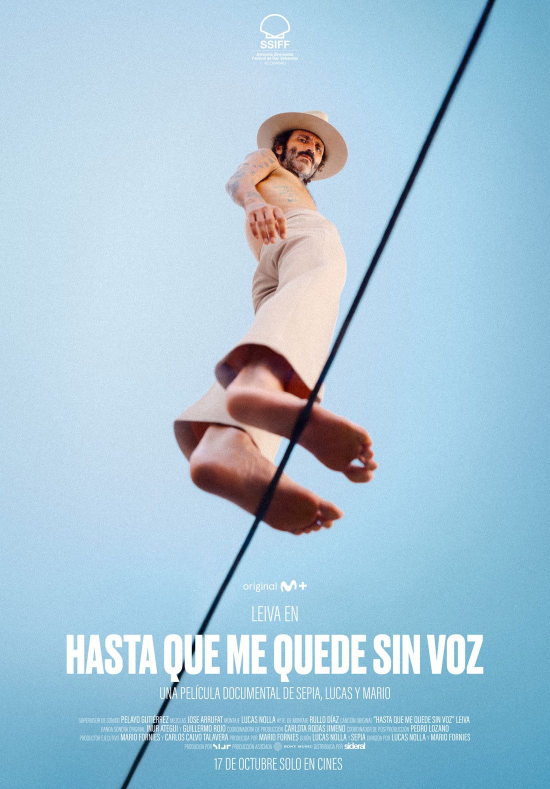 Ficha, tráiler y póster de Hasta que me quede sin voz
