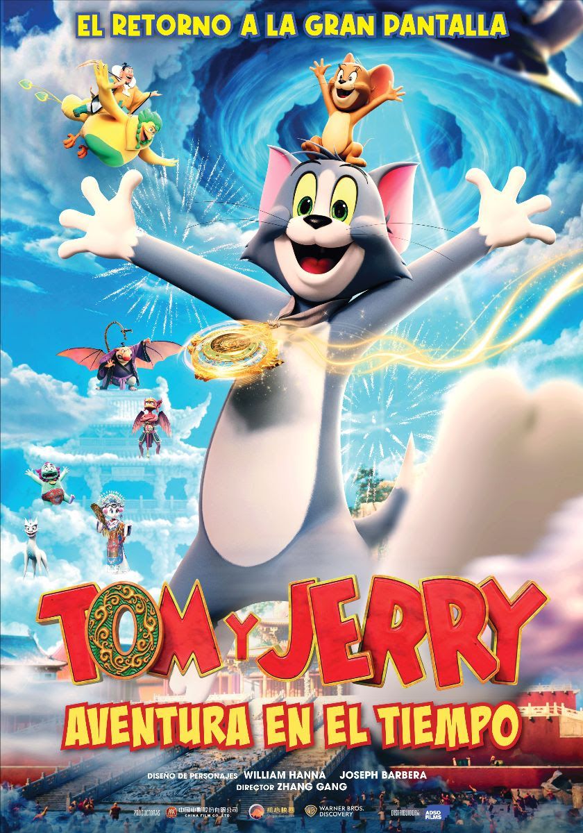 Ficha, tráiler y póster de Tom y Jerry: Aventura en el tiempo