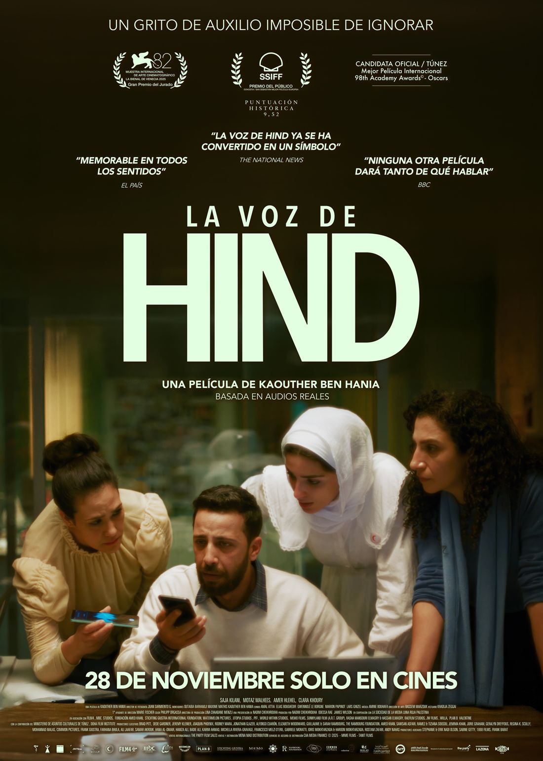 Póster de La voz de Hind