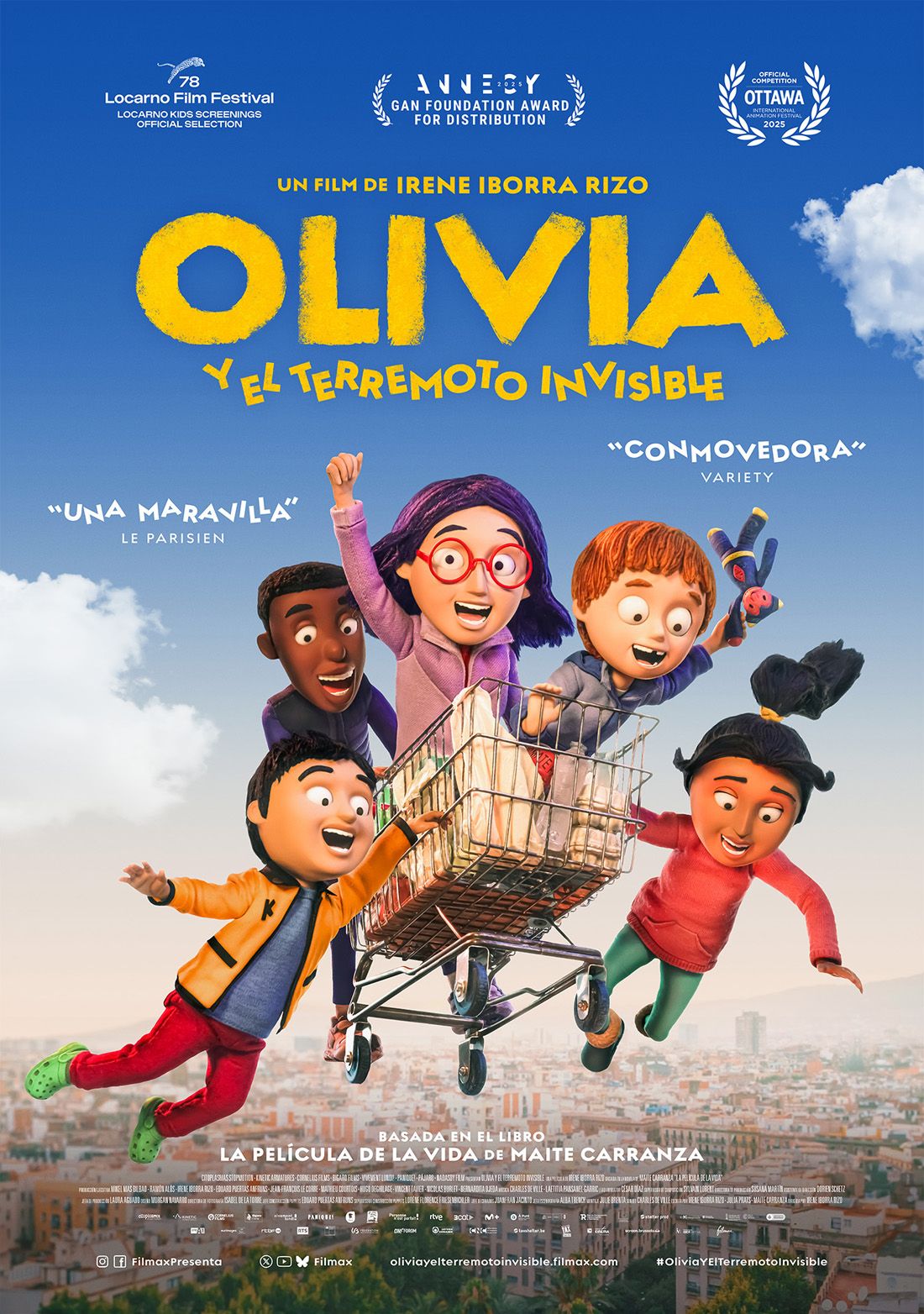 Póster de Olivia y el terremoto invisible