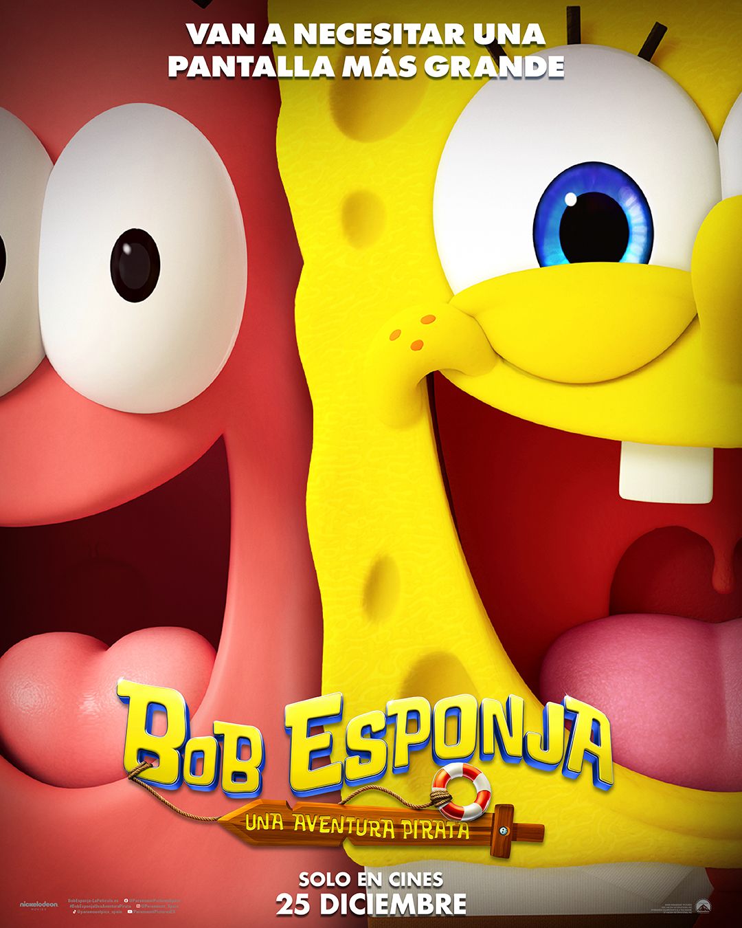 Póster de Bob Esponja: Una aventura pirata