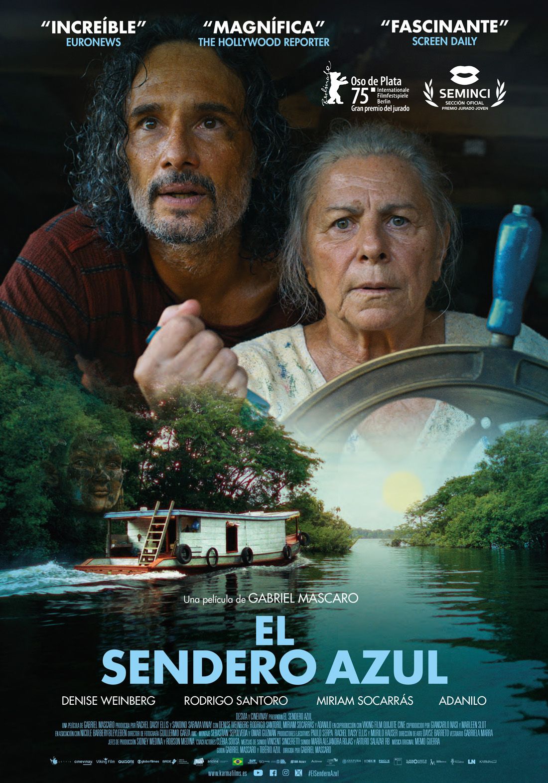 Póster de El sendero azul