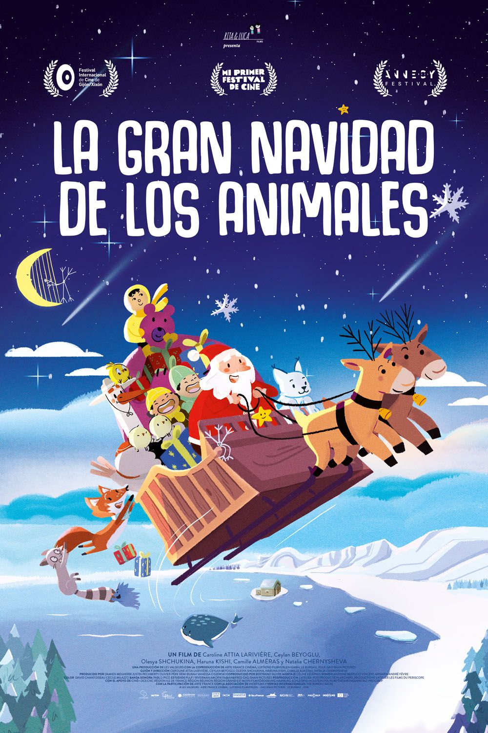 Póster de La gran Navidad de los animales