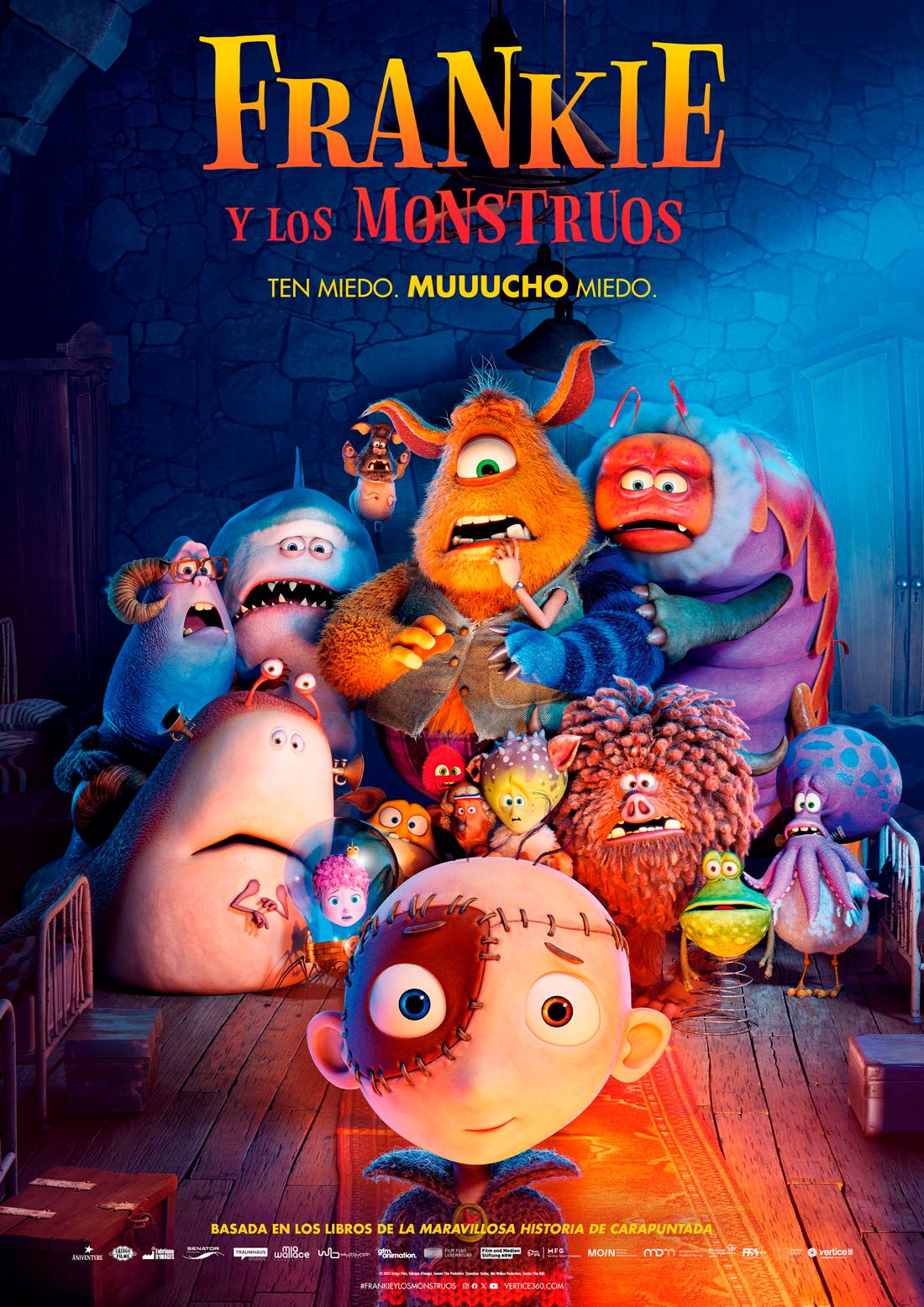 Póster de Frankie y los monstruos