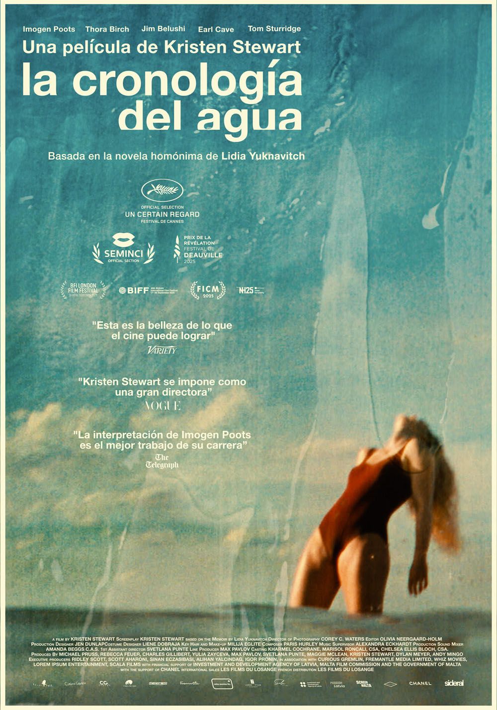 Ficha, tráiler y póster de La cronología del agua