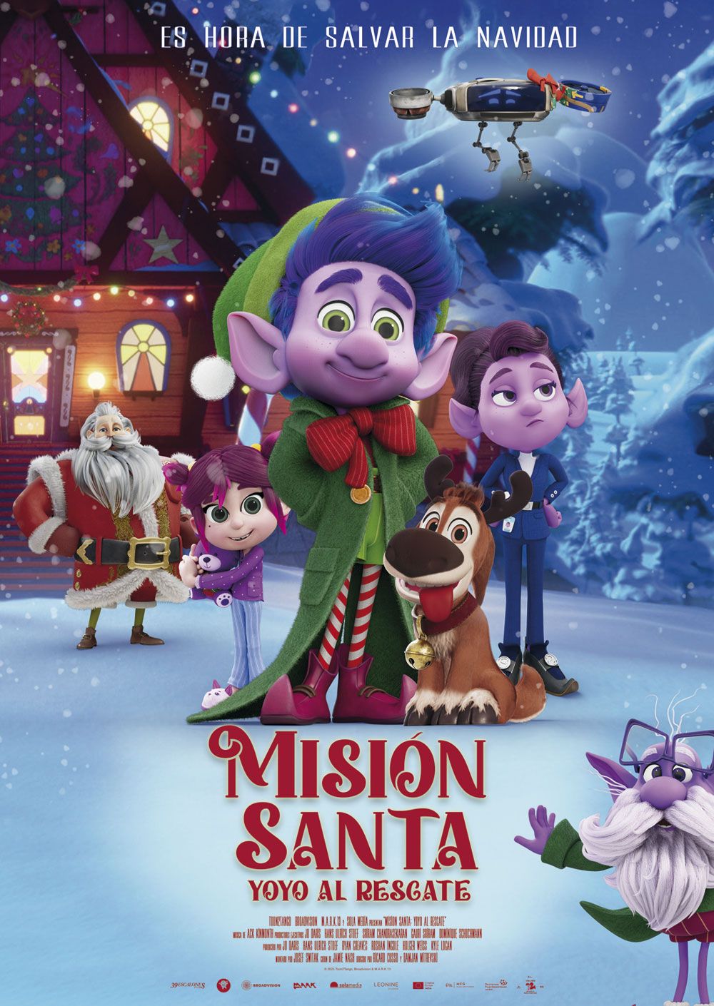 Ficha, tráiler y póster de Misión Santa: Yoyo al rescate