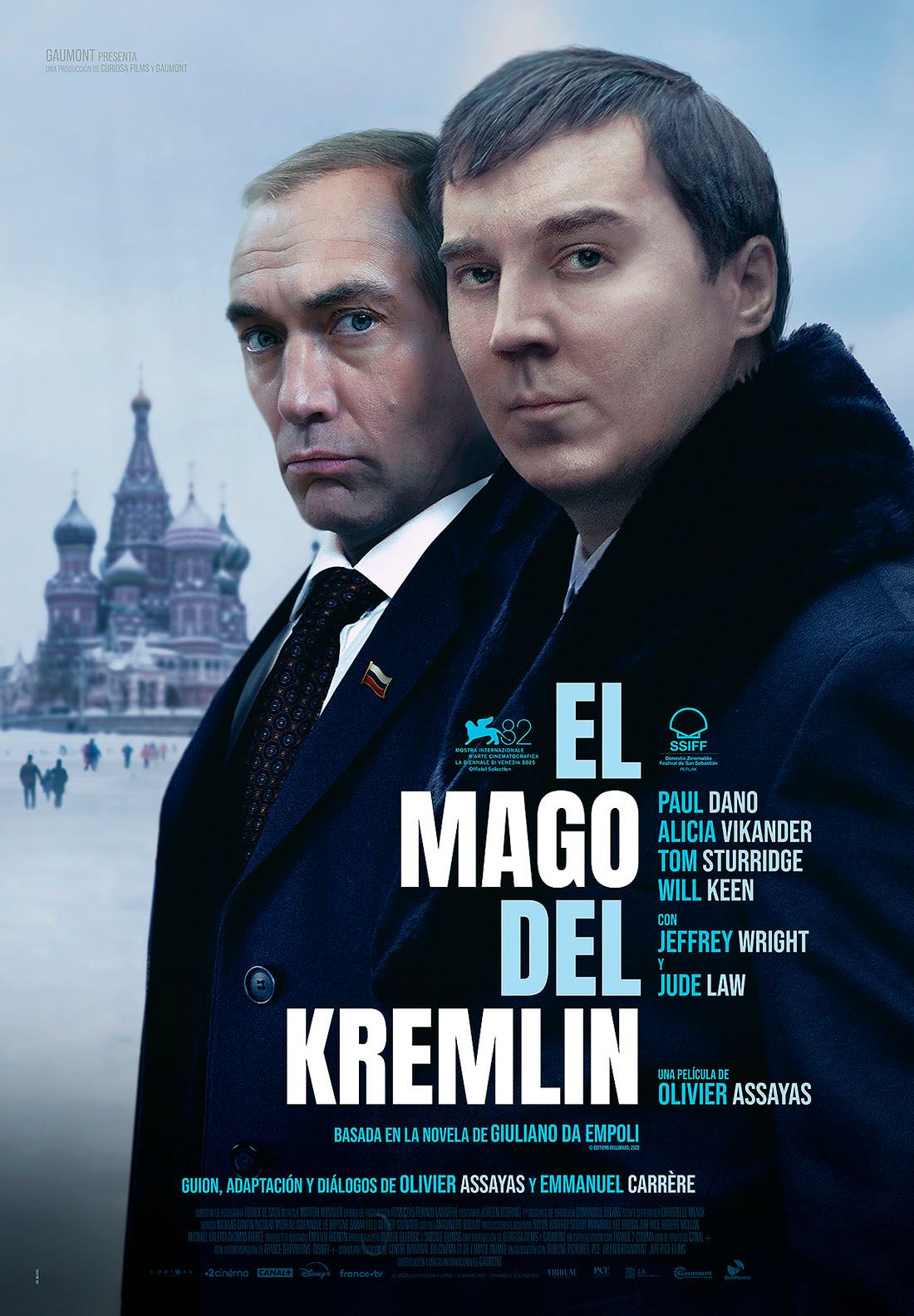 Ficha, tráiler y póster de El mago del Kremlin