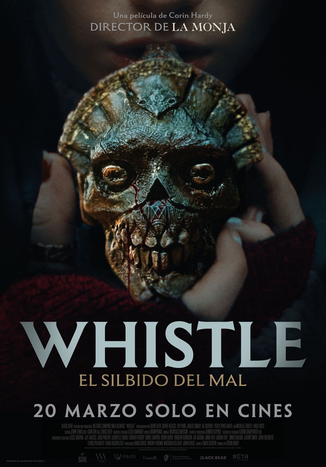 Ficha, tráiler y póster de Whistle: El silbido del mal